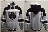 Los Angeles Kings Blank Gray All Stitched Pullover Hoodie,baseball caps,new era cap wholesale,wholesale hats